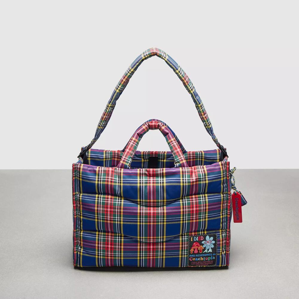 Coachtopia Loop Tote With Plaid Quilting Cover