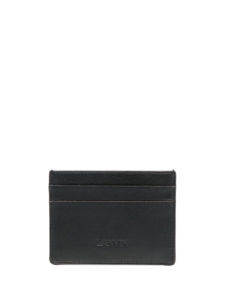 Lanvin debossed-logo cardholder - Black Cover