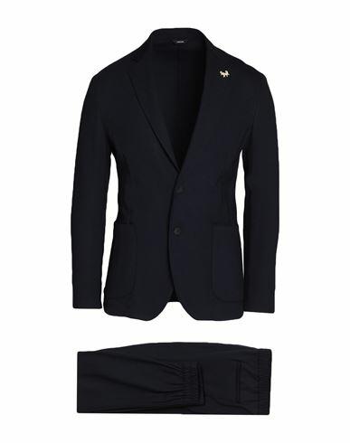 Tombolini Man Suit Navy blue Virgin Wool Cover