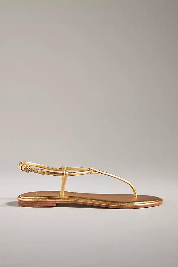 By Anthropologie T-Strap Sandals Cover