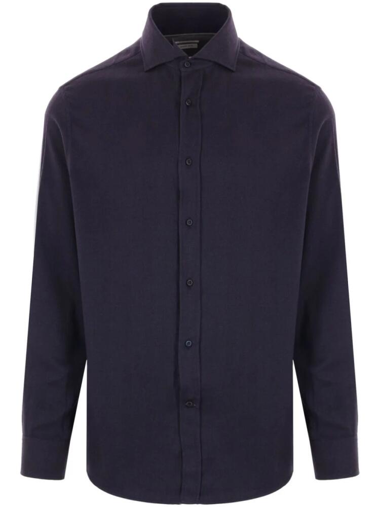 Brunello Cucinelli buttoned-up shirt - Blue Cover