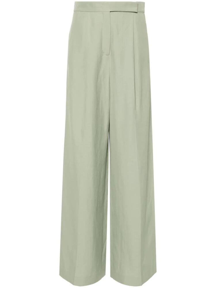 Dorothee Schumacher wide-leg trousers - Green Cover