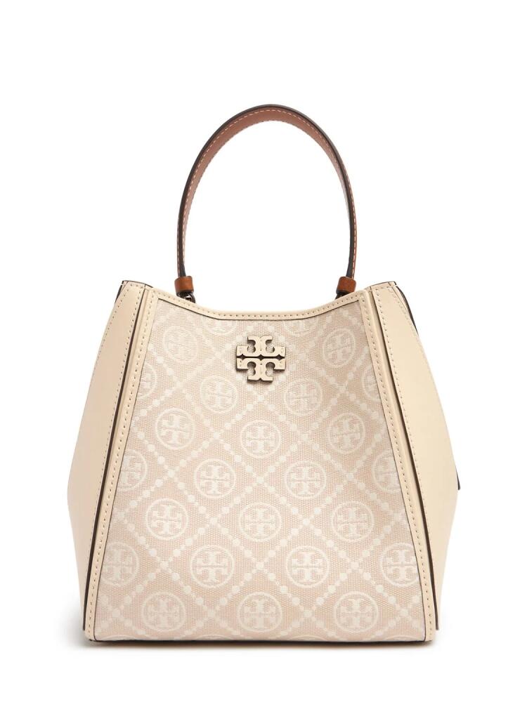 TORY BURCH Small Mcgraw T Monogram Bucket Bag Cover