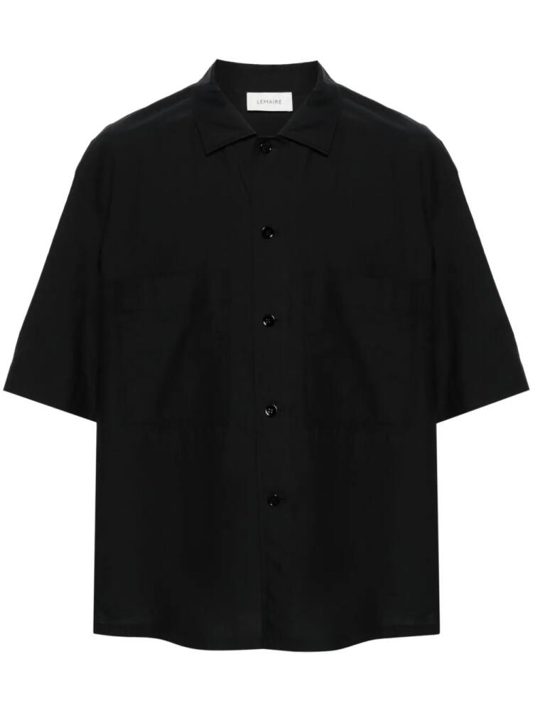 LEMAIRE short-sleeve shirt - Black Cover