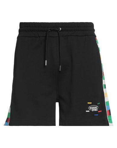 Missoni Man Shorts & Bermuda Shorts Black Cotton Cover