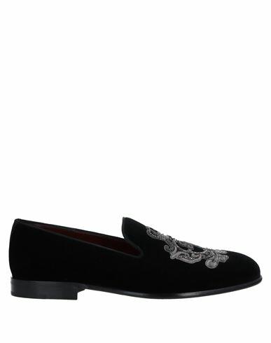 Dolce & gabbana Man Loafers Black Textile fibers Cover