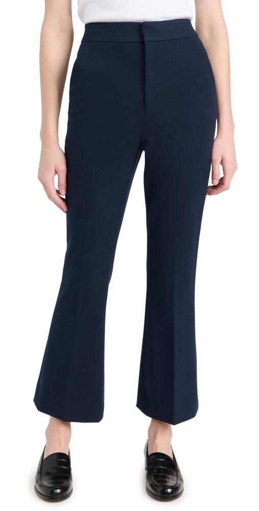 Favorite Daughter The Phoebe Crop Flare Pants Navy Cover