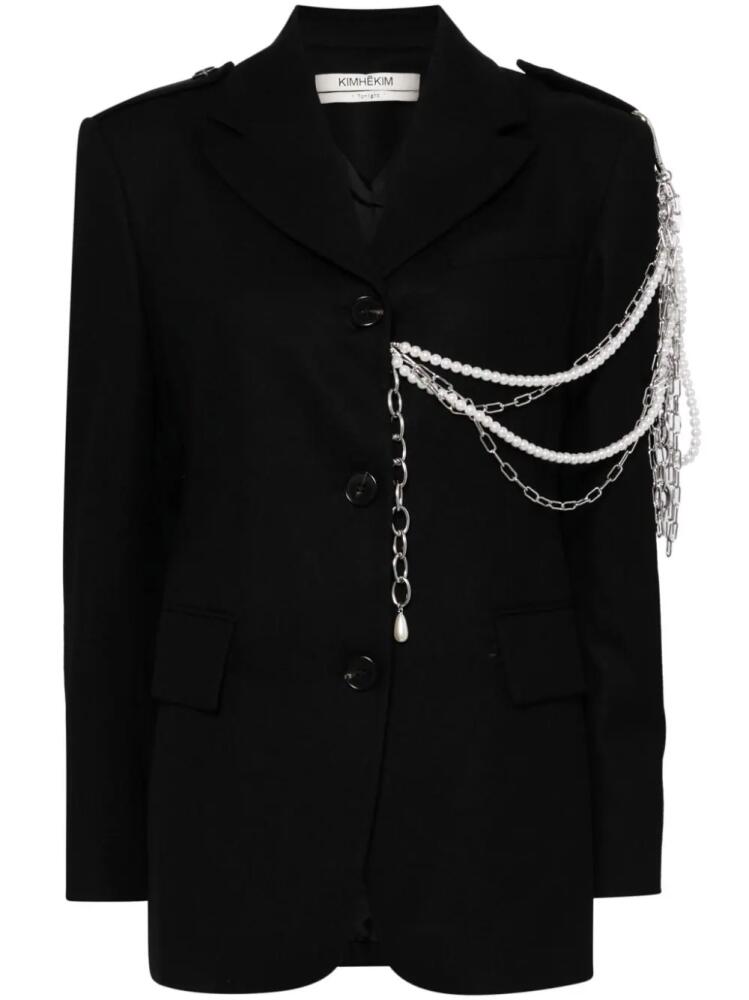 Kimhekim chain-detailed blazer - Black Cover