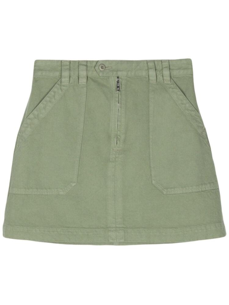 A.P.C. Sarah denim mini skirt - Green Cover