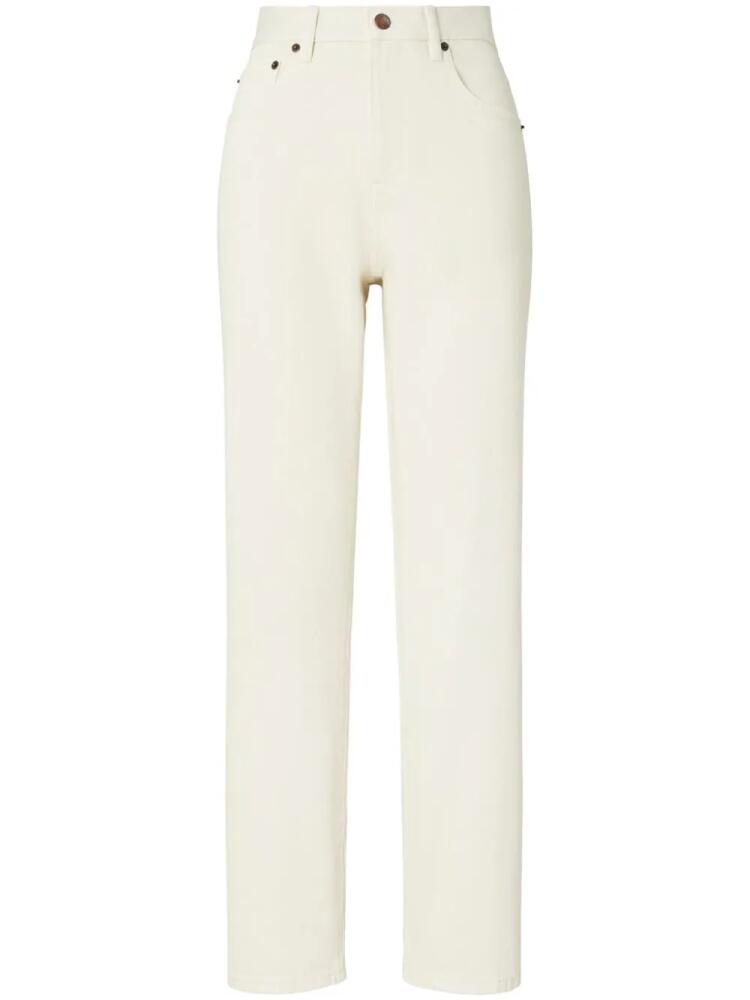 Tory Burch straight-leg jeans - White Cover