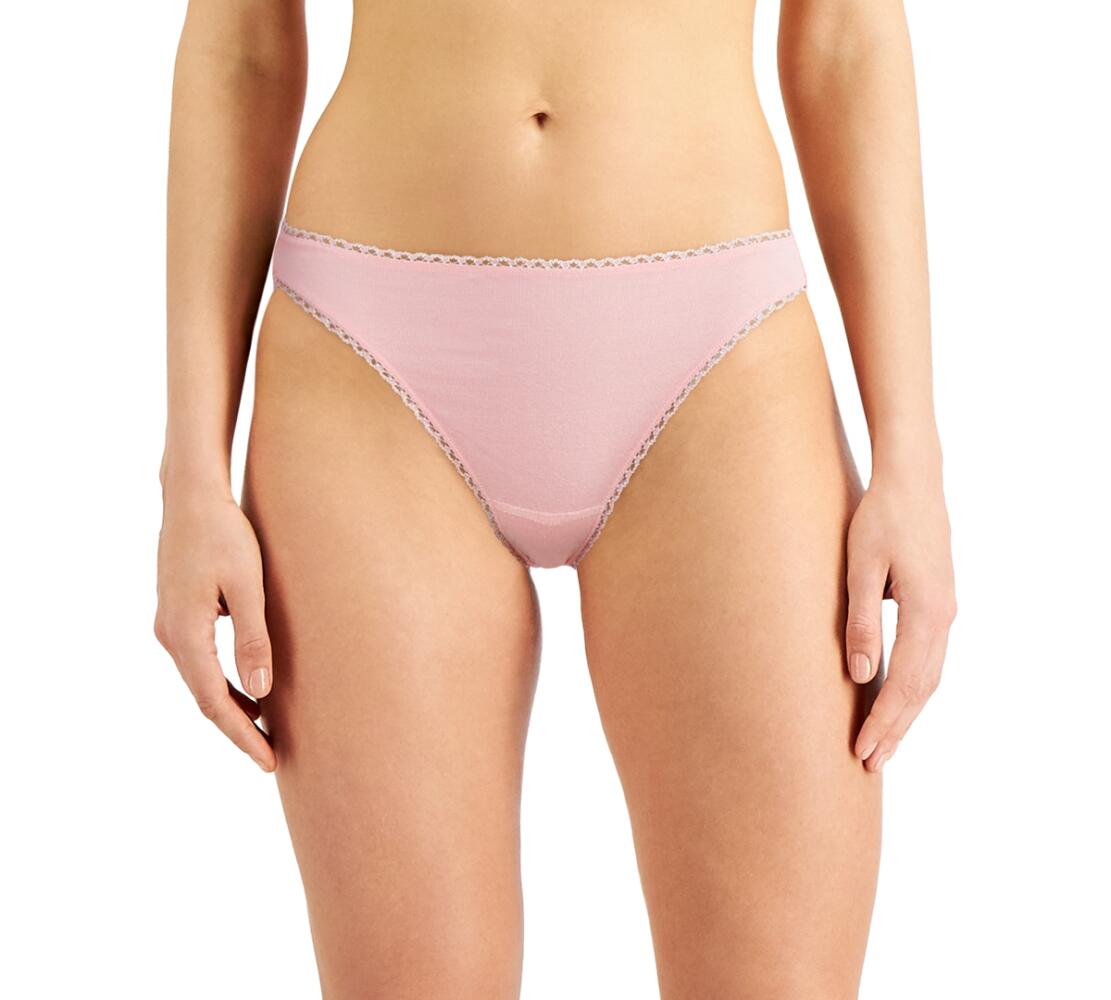 Charter Club Women's Everyday Cotton Bikini Underwear, Created for Macy's - Orchid Pink Cover