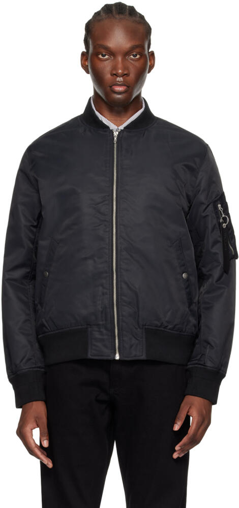 rag & bone Black Manston Bomber Jacket Cover