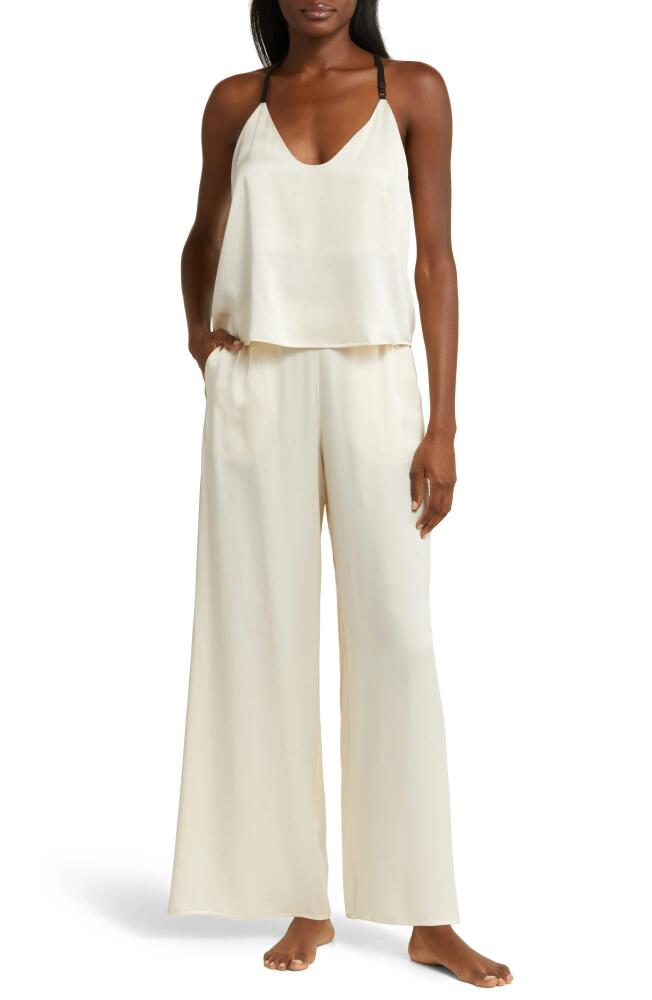 Lunya Washable Mulberry Silk Pajamas in Swan White Cover