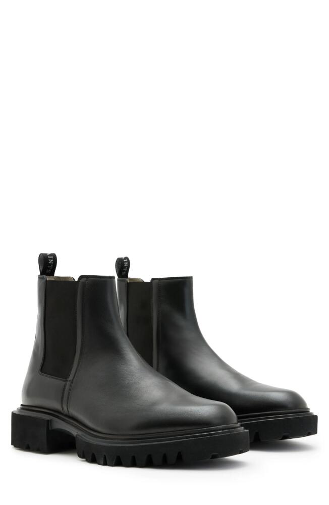 AllSaints Vince Chelsea Boot in Black Cover