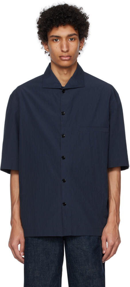 LEMAIRE Navy Boxy Shirt Cover