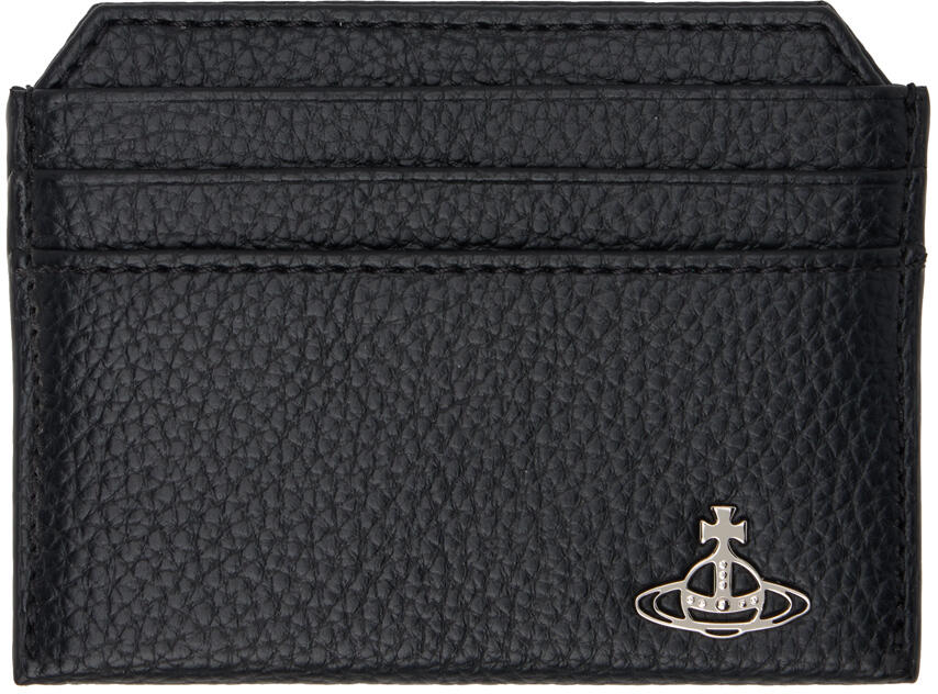 Vivienne Westwood Black Slim Card Holder Cover