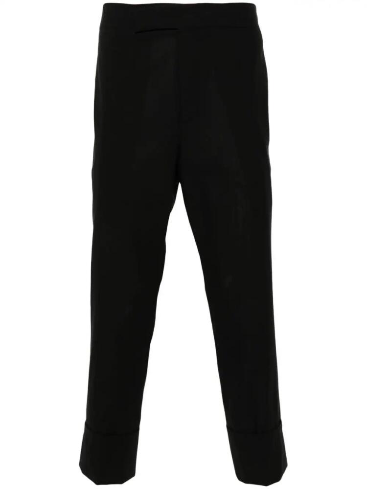 SAPIO cropped trousers - Black Cover