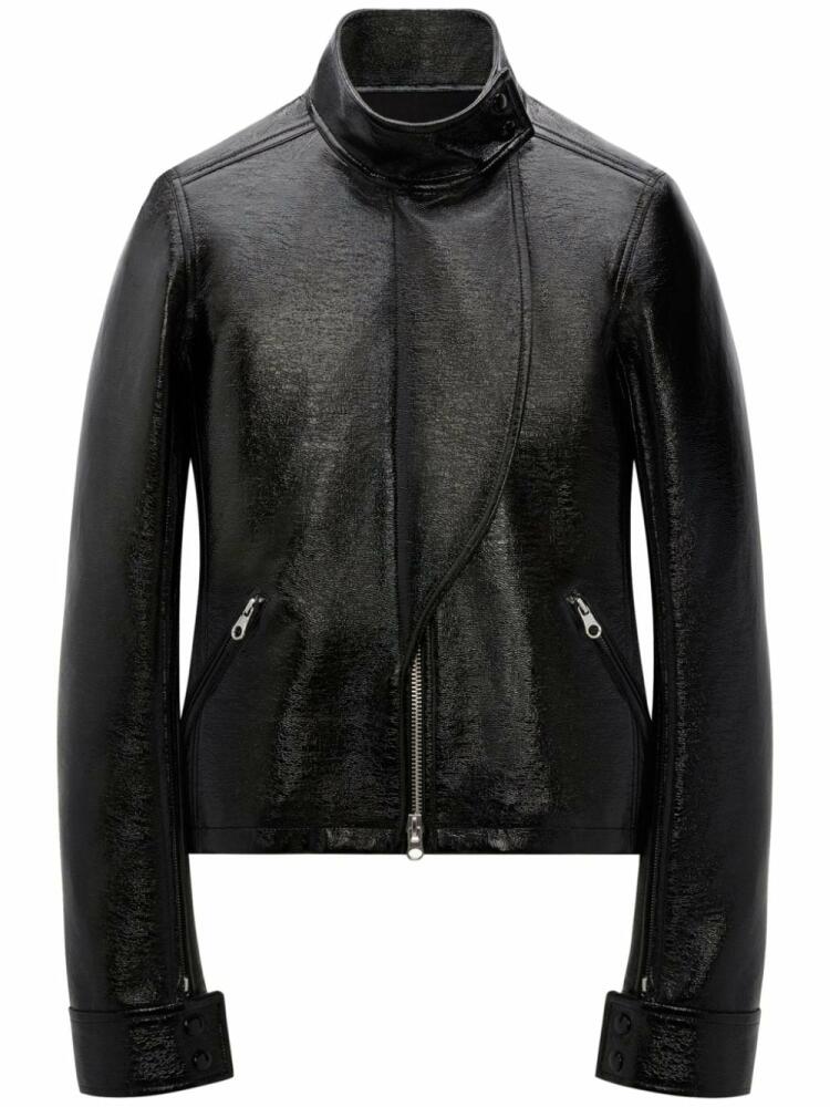 Courrèges Motorcycle vinyl jacket - Black Cover