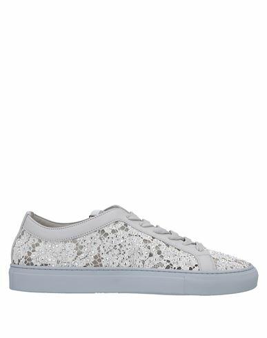 Le Silla Woman Sneakers White Soft Leather, Textile fibers Cover