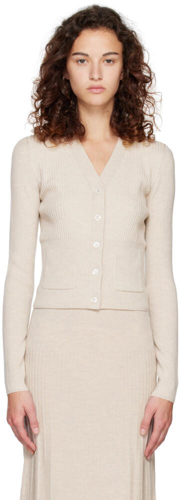 Joseph Beige Button Cardigan Cover