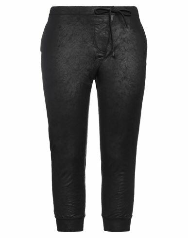 Virna Drò Woman Pants Black Cotton Cover