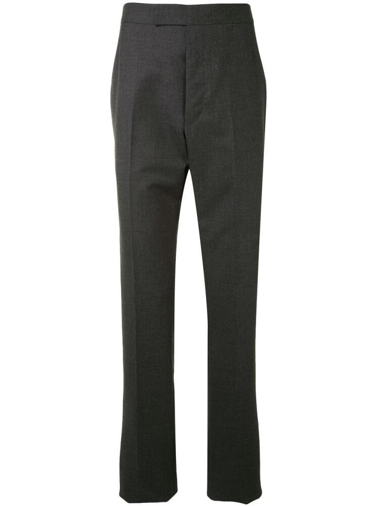 Thom Browne super 120s twill classic backstrap trousers - Grey Cover