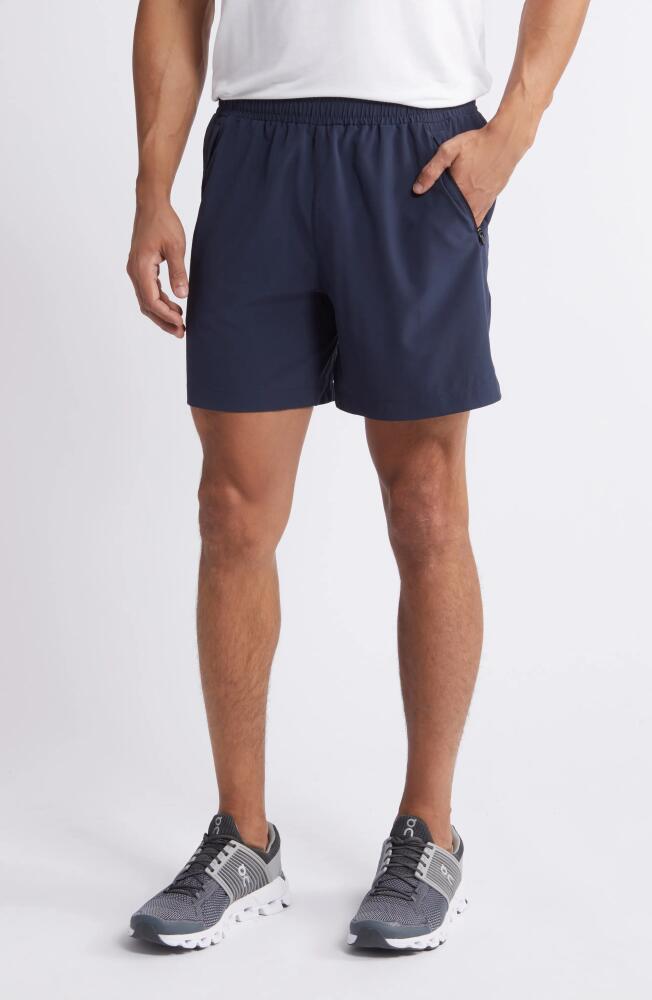 Zella Racquet 6-Inch Athletic Shorts in Navy Eclipse Cover