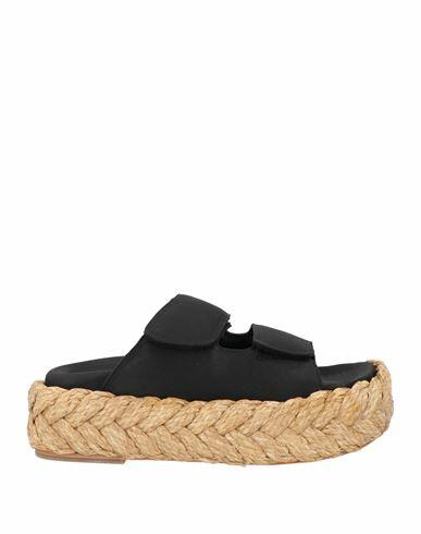 Paloma Barceló Woman Espadrilles Black Textile fibers Cover