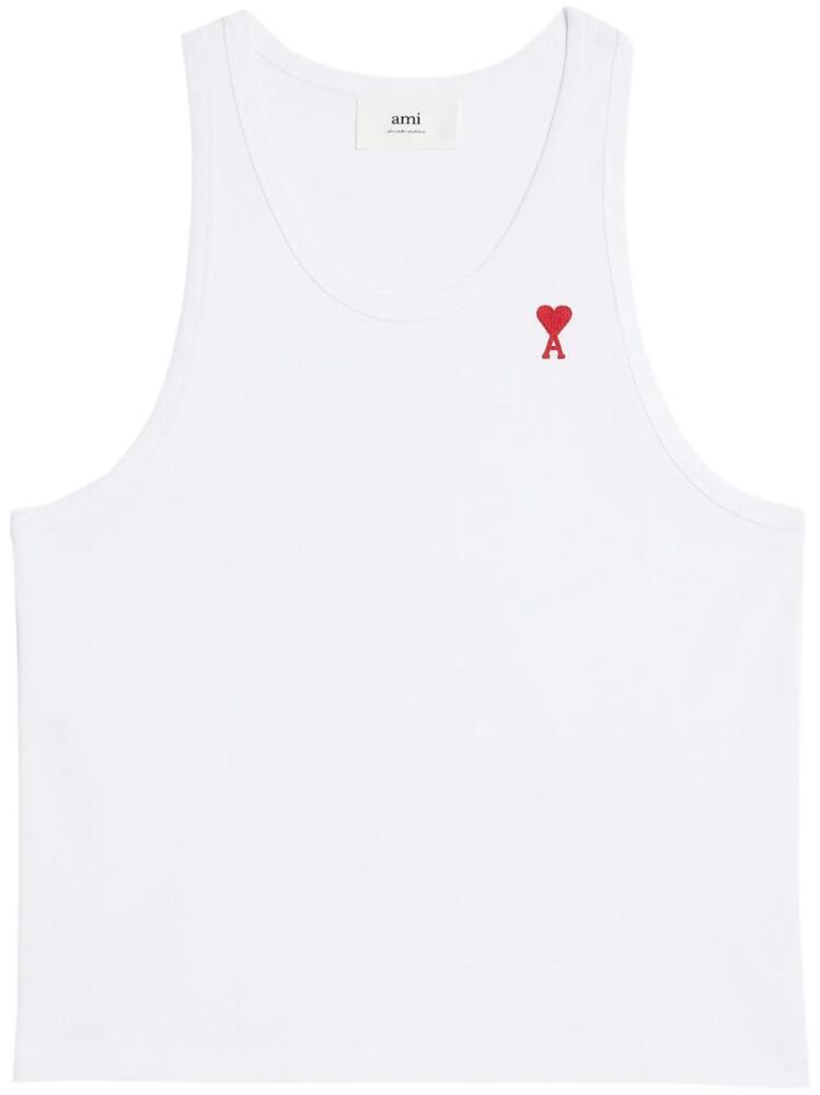 AMI Paris Ami de Coeur tank top - White Cover