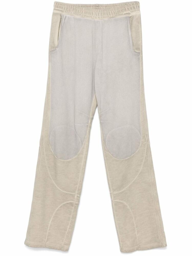 PDF distressed-effect track pants - Neutrals Cover