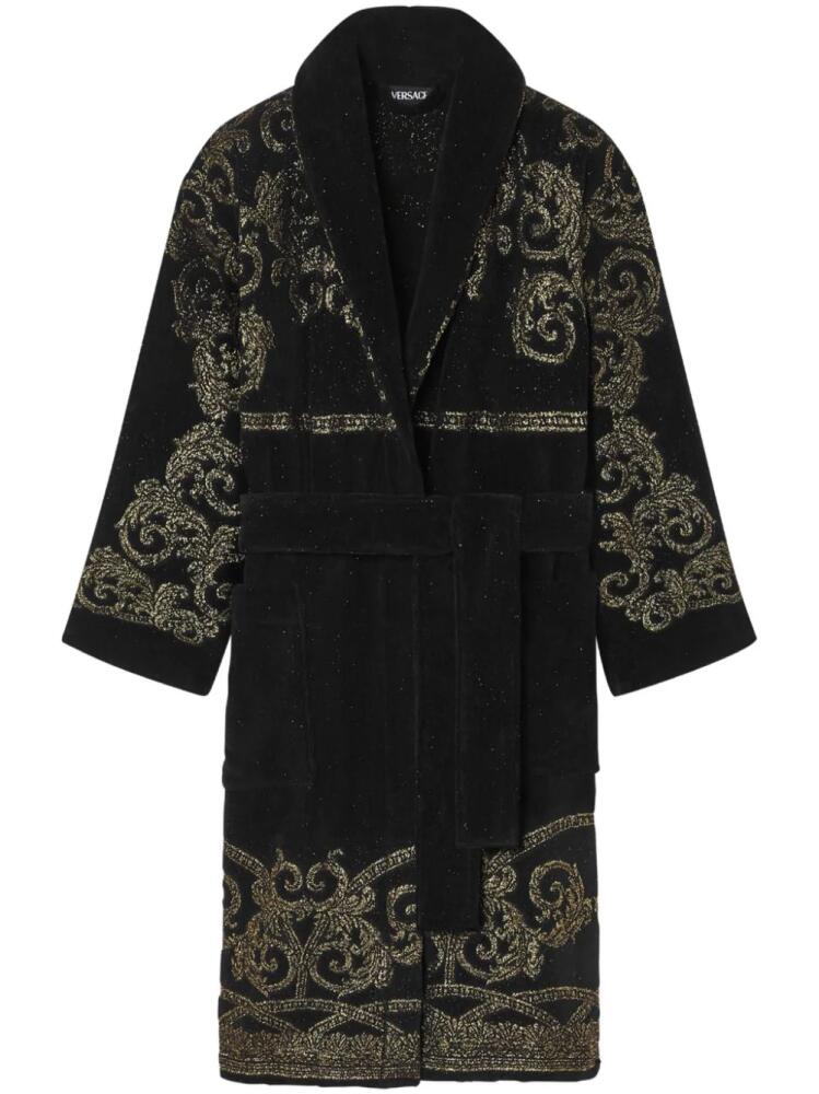 Versace Coupe des Dieux bathrobe - Black Cover