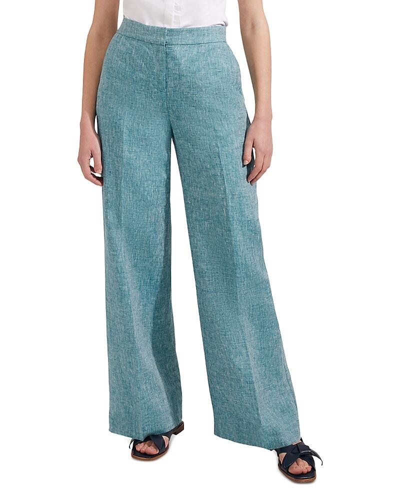 Hobbs London Mirabel Linen Wide Leg Pants Cover