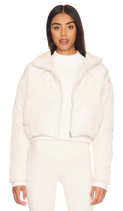 superdown Rania Cropped Jacket in Ivory Cover