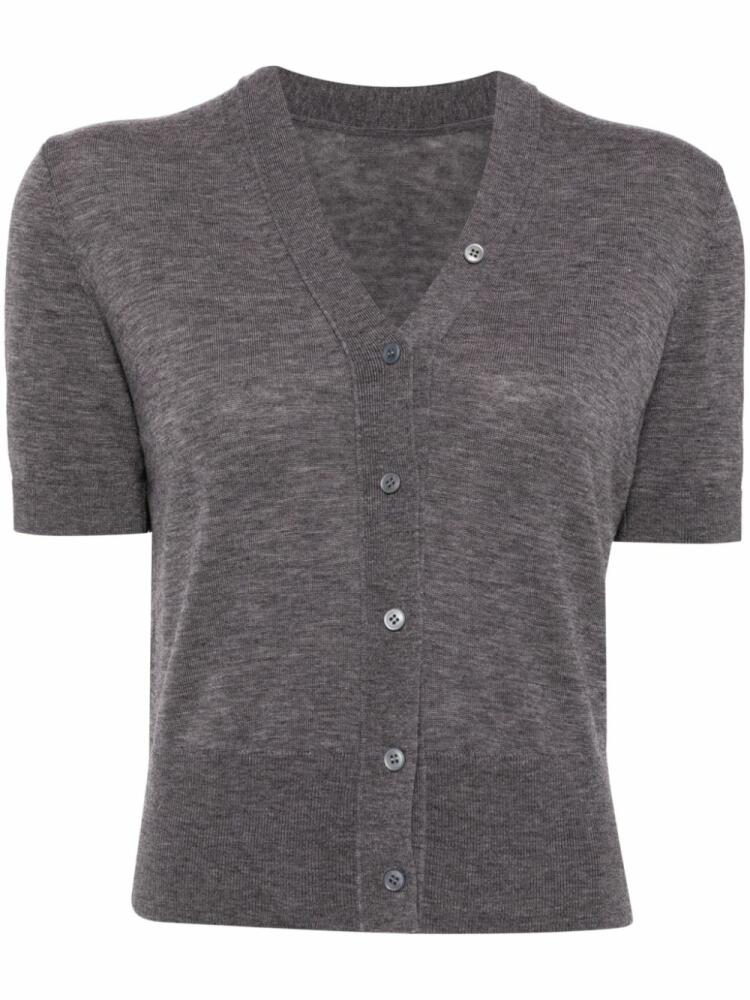 JNBY short sleeves button down cardigan - Grey Cover