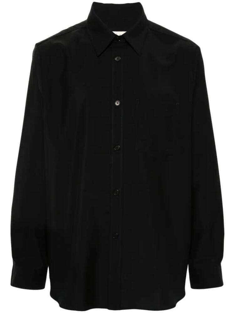 Róhe long-sleeve shirt - Black Cover