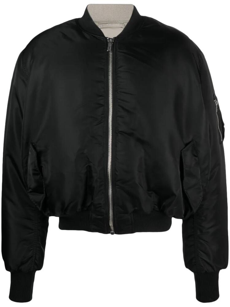 VTMNTS reversible zipped bomber jacket - Black Cover