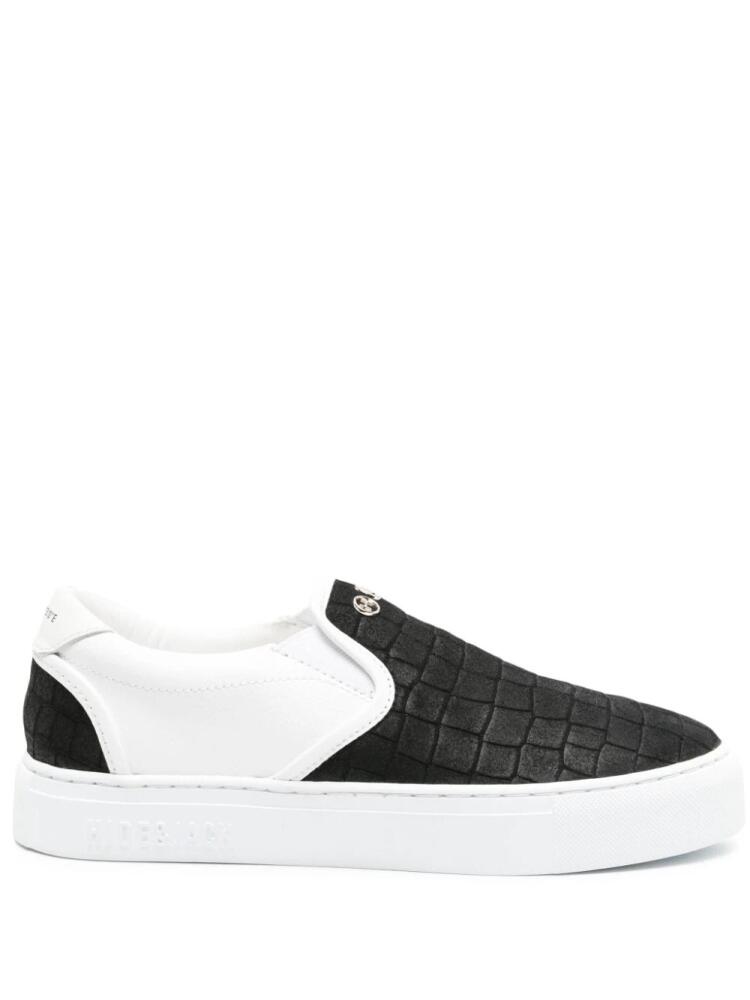 Hide&Jack Fuji Croco sneakers - Black Cover