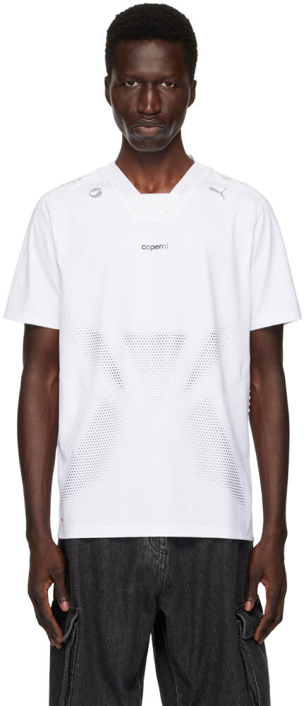 Coperni White PUMA Edition Football Jersey T-Shirt Cover