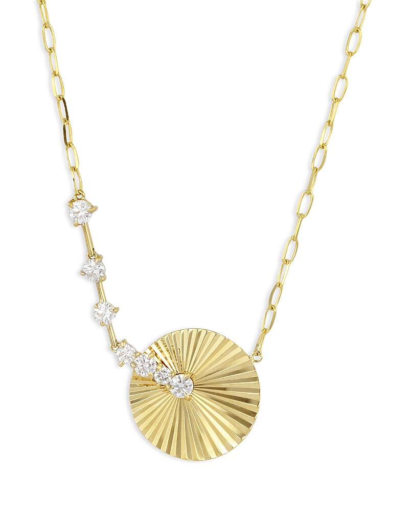 Phillips House 14K Yellow Gold Diamond Latch Aura Necklace, 16-18 Cover