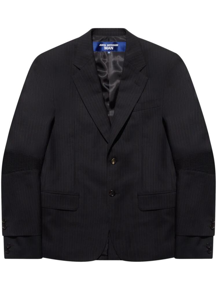 Junya Watanabe MAN notched-lapels wool blazer - Black Cover