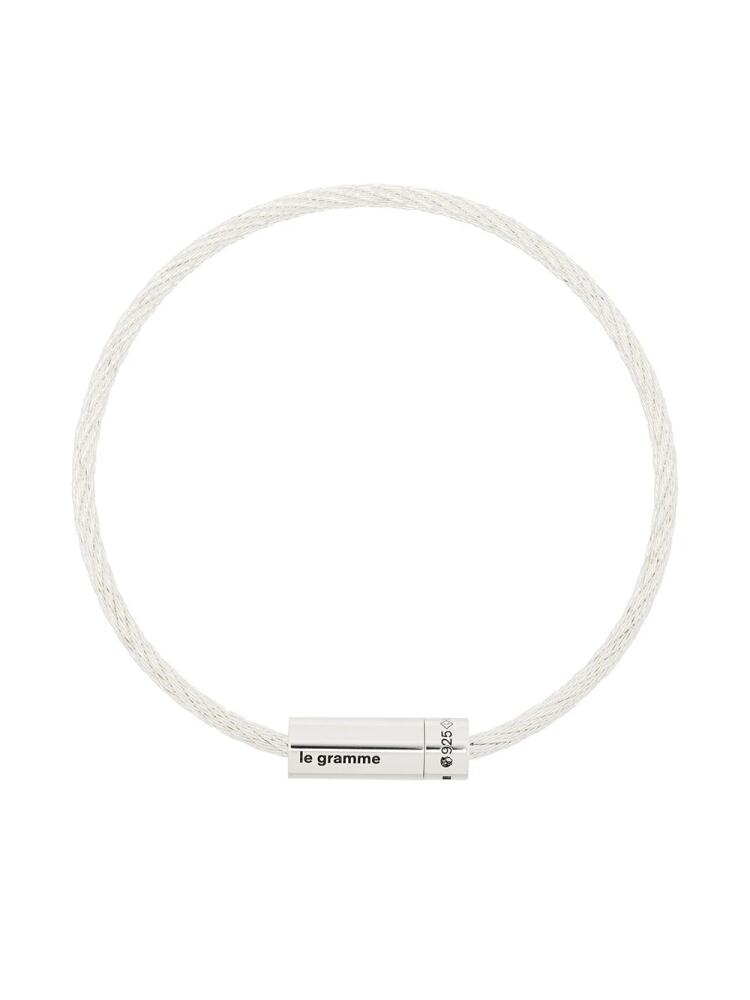 Le Gramme Le 9g polished cable bracelet - Silver Cover