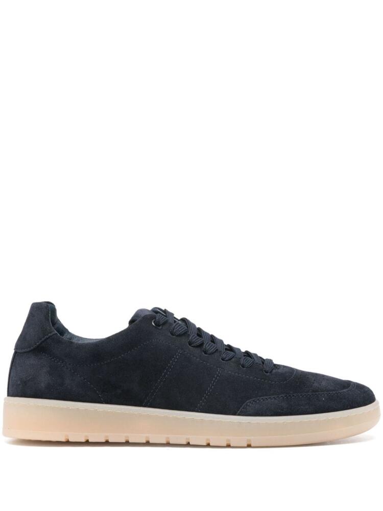 Boggi Milano almond suede sneakers - Blue Cover