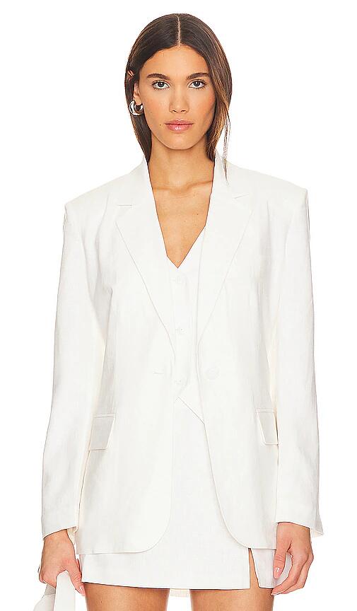 Steve Madden Imaan Blazer in Ivory Cover