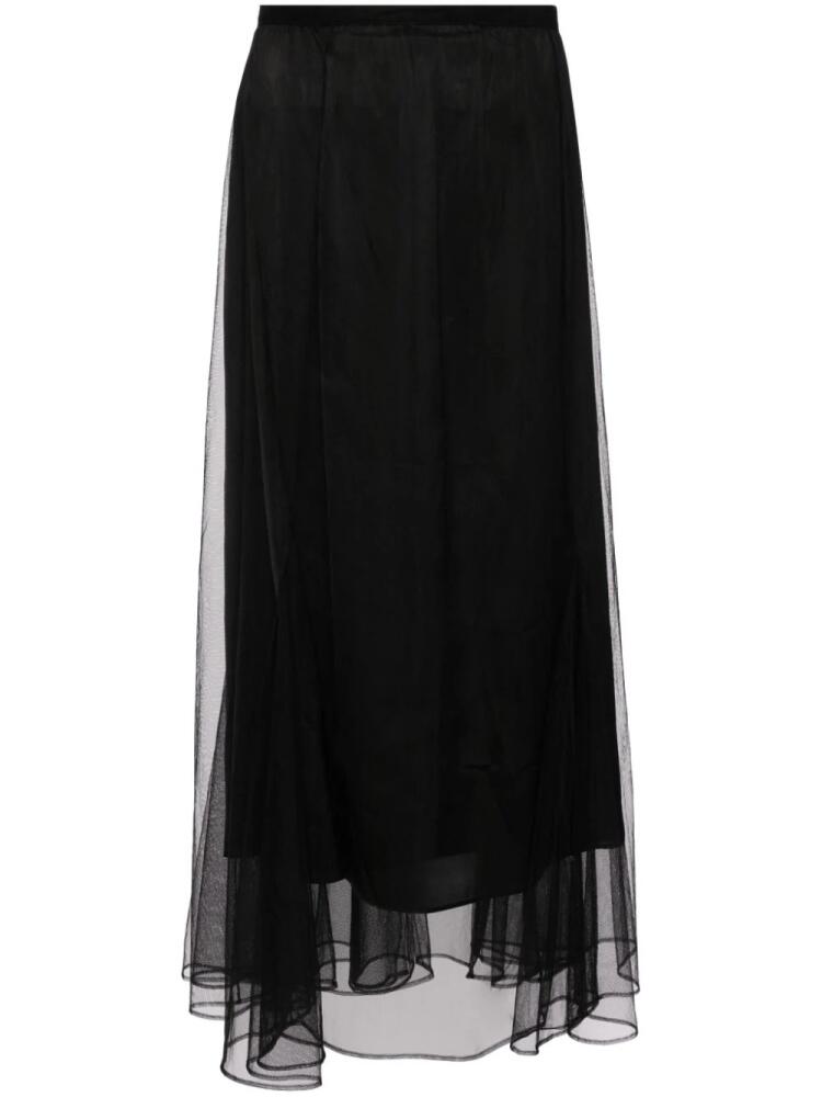 JNBY a-type gauze skirt - Black Cover