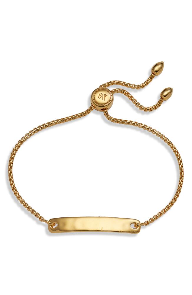 Monica Vinader Mini Havana Friendship Chain Bracelet in Gold Cover