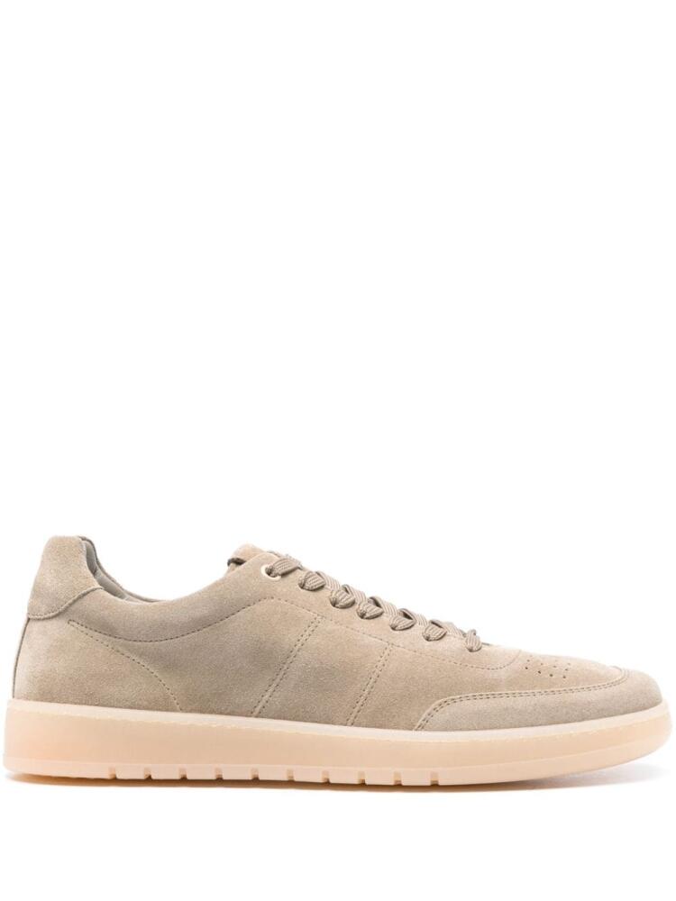 Boggi Milano suede lace-up sneakers - Neutrals Cover