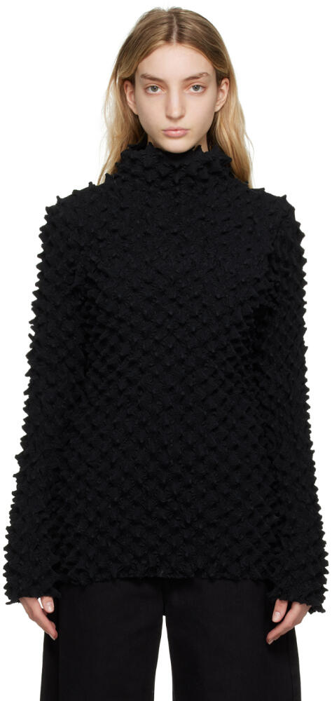 Marques Almeida Black Spike Turtleneck Cover