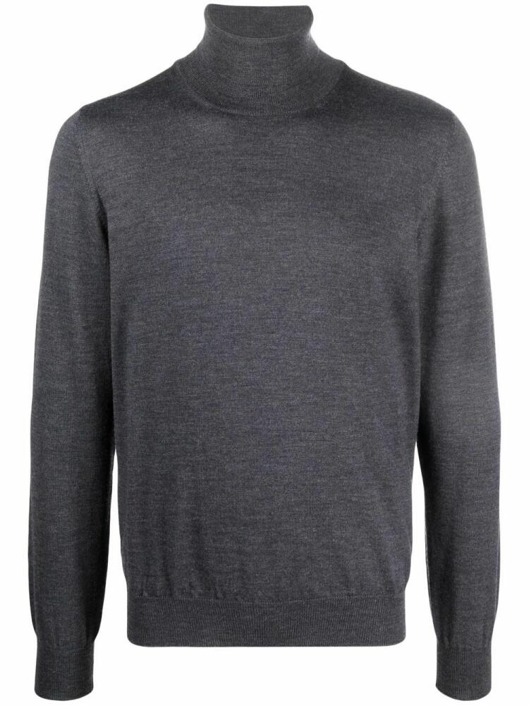 Fileria roll-neck fitted jumper - Grey Cover