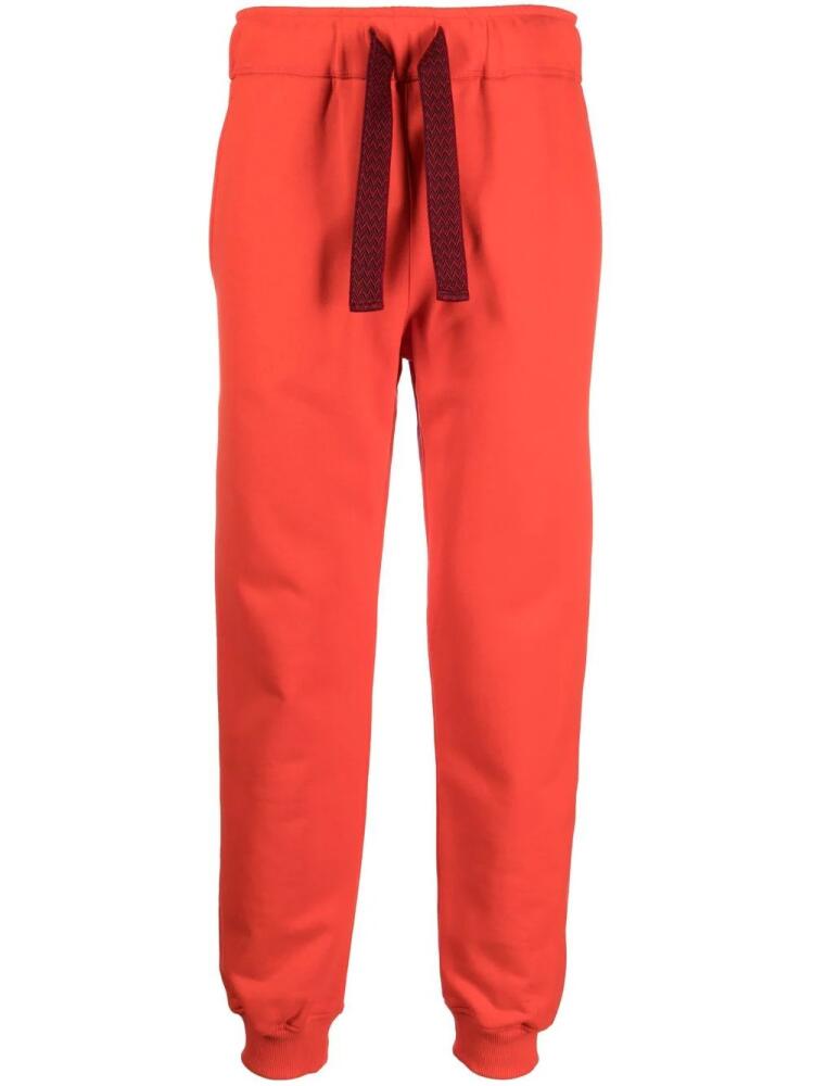 Lanvin Curb woven drawstring track pants - Red Cover