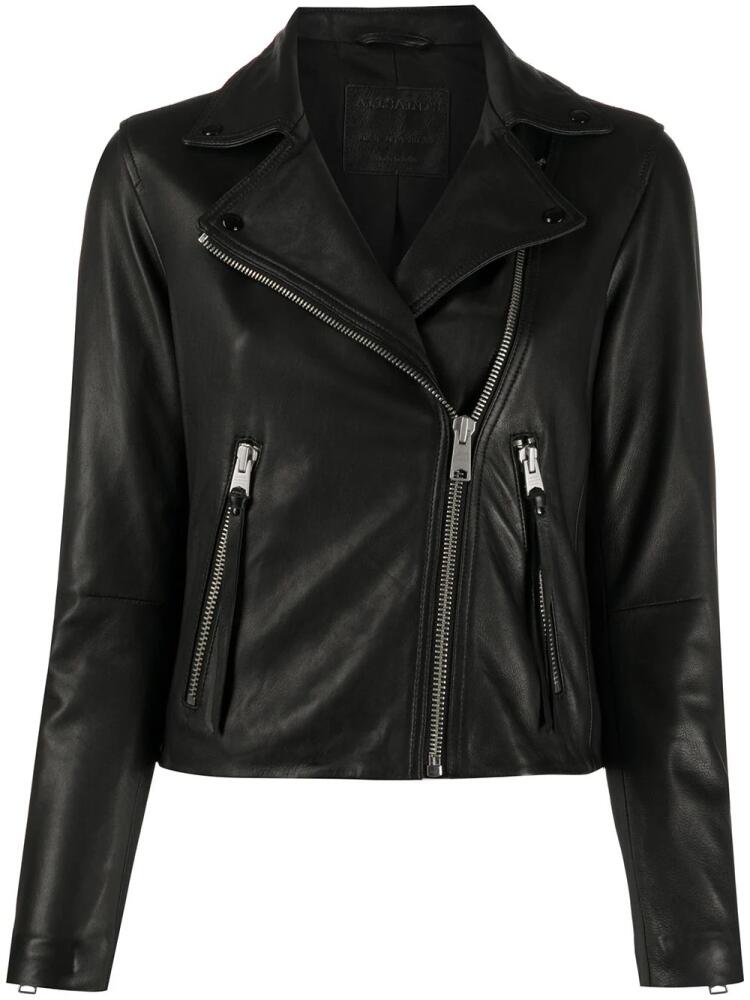 AllSaints Dalby biker jacket - Black Cover